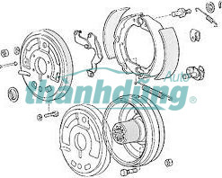 MÂM DỪNG PHANH XE KIA BONGO 3