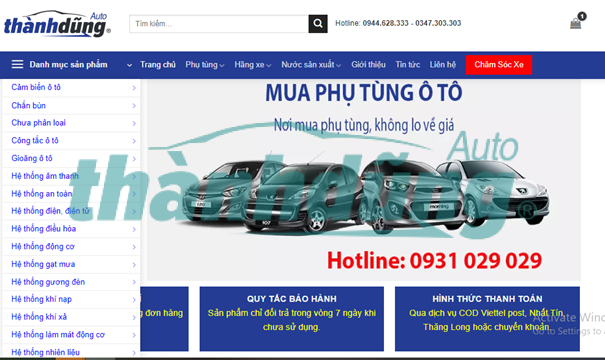 ĐỊA CHỈ MUA PHỤ TÙNG TẠI TUYÊN QUANG