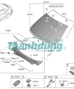 KÍNH CHẮN GIÓ TRƯỚC CHEVROLET TRAX 2019