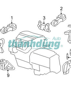 CHÂN MÁY KÉT NƯỚC SAU ACURA ZDX