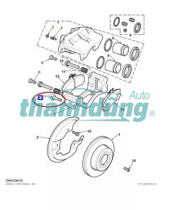 CUPPEN PHANH TRƯỚC KIA OPTIMA