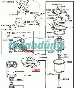LỌC DẦU DIESEL MITSUBISHI PAJERO SPORT