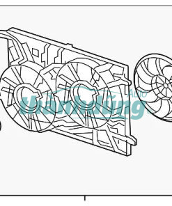 QUẠT GIÓ KÉT NƯỚC HYUNDAI KONA 2017-2021