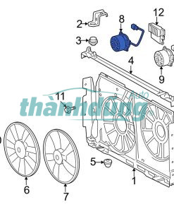 QUẠT GIÓ KÉT NƯỚC HYUNDAI KONA 2017-2021