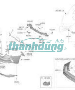 ốp che gầm cản trước + ốp dưới cản trước + ốp lưới cản