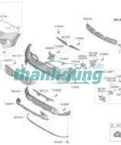 ốp che gầm cản trước + ốp dưới cản trước + ốp lưới cản