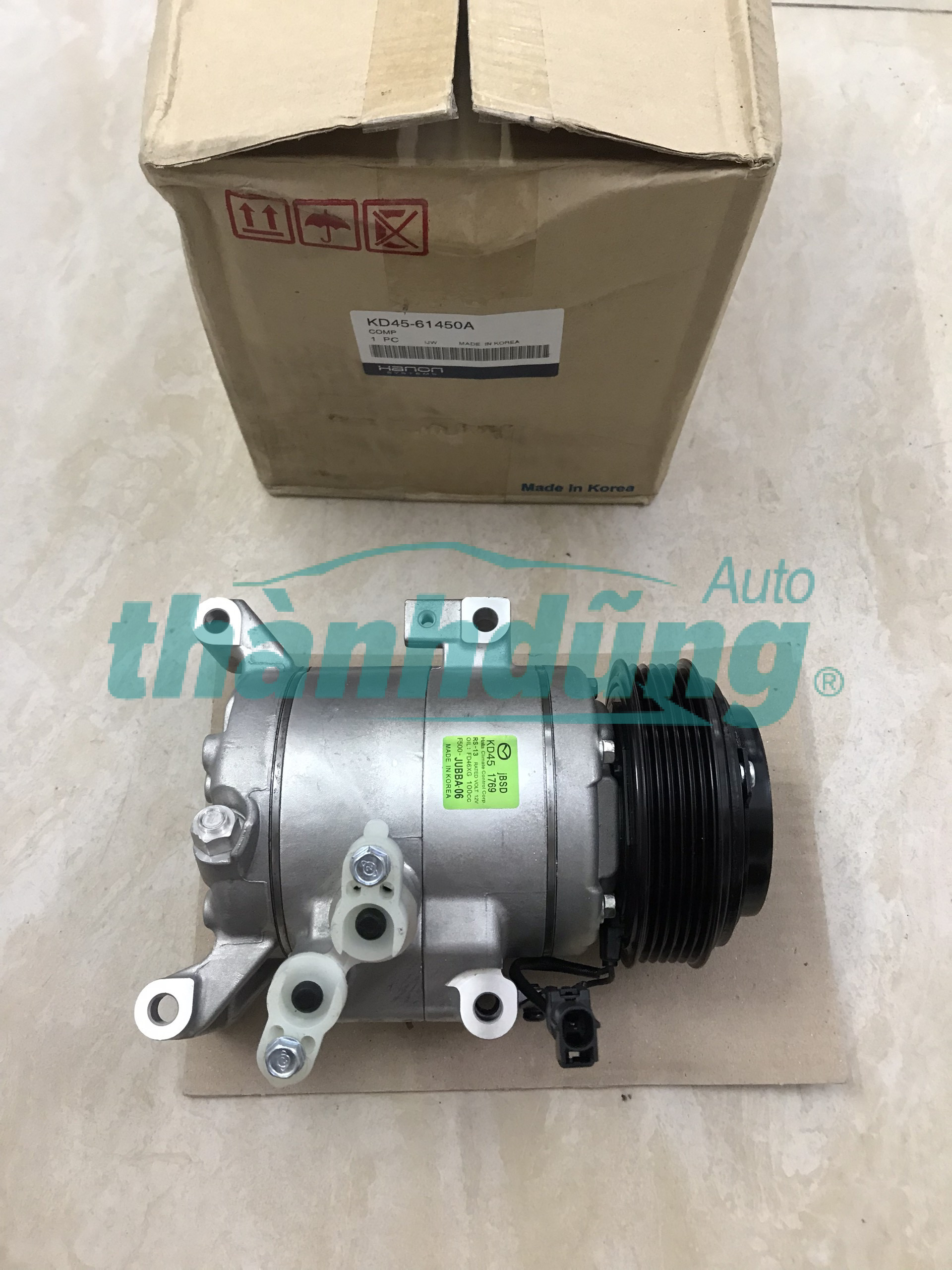 Lốc điều hòa Mazda 3 2.0L 2016 | KD4561450A