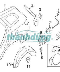 nắp bình xăng ngoài