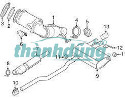 cao su treo ống xả, cao su treo ống bô