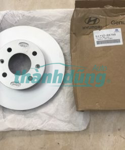 Đĩa phanh trước xe Hyundai I10 2014 | 51712-0X700