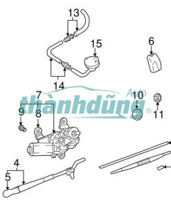 nắp đậy cần gạt mưa, nắp chụp cần gạt mưa