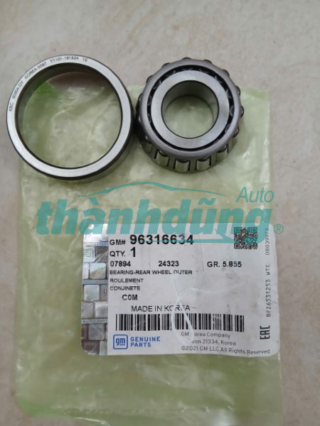 BẠC ĐẠN BÁNH SAU DAEWOO MATIZ 2 2004 | 96316634 BẠC ĐẠN BÁNH SAU DAEWOO MATIZ 2 2004 | 96316634