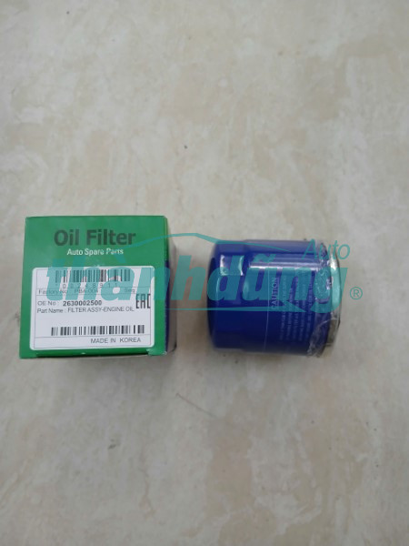 LỌC NHỚT KIA MORNING 2005-2011 | 2630002500 LỌC NHỚT KIA MORNING 2005-2011 | 2630002500