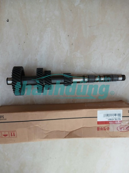 TRỤC BÁNH RĂNG HỘP SỐ HYUNDAI PORTER 2 2004-2012 | 4321547001 TRỤC BÁNH RĂNG HỘP SỐ HYUNDAI PORTER 2 2004-2012 | 4321547001