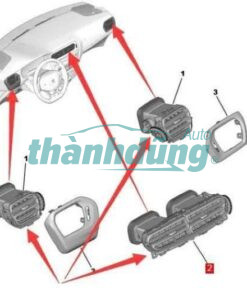 CỬA GIÓ MÁY LẠNH TÁP LÔ FORD EVEREST 2011 | UA6G6473002