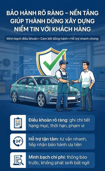 Bảo hành rõ ràng – nền tảng giúp Thành Dũng xây dựng niềm tin với khách hàng