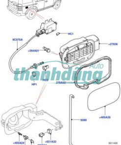CƠ CẤU MỞ NẮP BÌNH XĂNG
