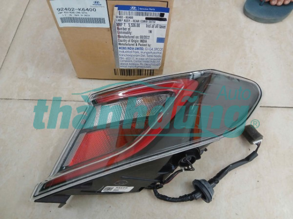 ĐÈN HẬU NGOÀI PHẢI HYUNDAI I10 | 92402K6400