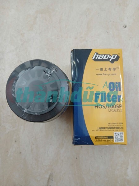 LỌC NHỚT ĐỘNG CƠ THACO AUMAN FV400 | LF16352