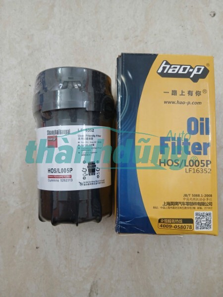 LỌC NHỚT ĐỘNG CƠ THACO AUMAN FV400 | LF16352