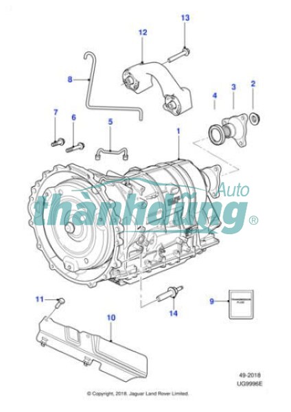 MẶT BÍCH ĐUÔI HỘP SỐ